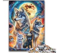 Puzzle da 2000 pezzi per adolescenti La famiglia dei lupi aiuta il cervello a esercitare i giocattoli avvincenti per coltivare la pazienza Decorazione perfetta 70x100cm