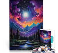Puzzle da 2000 pezzi per adolescenti La stella più luminosa giocattoli educativi per l'apprendimento Lista dei desideri con Babbo Natale 70x100cm