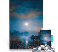 Puzzle da 2000 pezzi per adolescenti LAGO DEI SOGNI Giocattolo educativo intellettuale decomprimente Migliorare l'amore tra le coppie 70x100cm