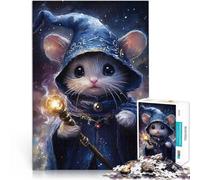 Puzzle da 2000 pezzi per adolescenti Mago del topo magico Allena il tuo cervello e le tue mani Lista dei desideri con Babbo Natale 70x100cm