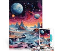 Puzzle da 2000 pezzi per adolescenti Montagne e pianeti Vacanza a casa: uccidere il tempo Ogni pezzo è unico - Gioco divertente e stimolante per tutta la famiglia 70x100cm