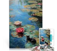Puzzle da 2000 pezzi per adolescenti Ninfee di Miaonet III giochi divertenti per famiglie Migliorare l'amore tra le coppie 70x100cm