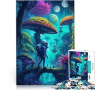 Puzzle da 2000 pezzi per adolescenti Oasi aliena surreale Giochi educativi Decorazione della casa Regalo di compleanno, regali, arte murale 70x100cm