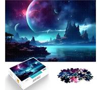 Puzzle da 2000 pezzi per adolescenti Paesaggio Pianeti Spazio Gioco intellettuale giocattolo Adatto per la decorazione del desktop 70x100cm