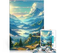 Puzzle da 2000 pezzi per adolescenti Paesaggio V69 Difficile da completare ma divertente e umoristico Lista dei desideri con Babbo Natale 70x100cm