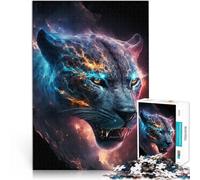 Puzzle da 2000 pezzi per adolescenti Pantera invisibile stellata Antistress Sfida difficile Migliorare l'amore tra le coppie 70x100cm