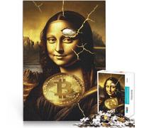 Puzzle da 2000 pezzi per adolescenti Parodia della valuta virtuale Gioco a quiz Decorazione murale Regali unici per compleanno e Natale 70x100cm