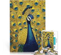 Puzzle da 2000 pezzi per adolescenti Pavone con piume spiegate Vacanza a casa: uccidere il tempo è ideale come regalo per tutta la famiglia 70x100cm