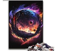 Puzzle da 2000 pezzi per adolescenti "Pianeta, colori, alberi, vacanze, ammazza il tempo" con pezzi completamente interconnessi di forma casuale, 70x100cm