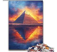 Puzzle da 2000 pezzi per adolescenti Piramide al tramonto Antistress Sfida difficile Ogni pezzo è unico - Gioco divertente e stimolante per tutta la famiglia 70x100cm