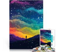 Puzzle da 2000 pezzi per adolescenti Pixel Art di stelle arcobaleno Giochi divertenti Attività divertenti a casa, regali di compleanno, regali di viaggio, 70x100cm