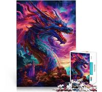 Puzzle da 2000 pezzi per adolescenti PopArt del drago da incubo Giocattolo educativo antistress offerte come regali per tutta la famiglia 70x100cm