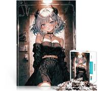 Puzzle da 2000 pezzi per adolescenti Ragazza anime carina con le corna Giocattoli educativi Adatto per la decorazione del desktop 70x100cm