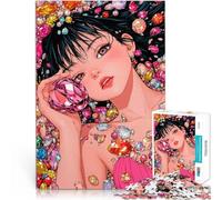 Puzzle da 2000 pezzi per adolescenti Ragazza anime con gioielli Giocattoli di gioco impegnativi Adatto per la decorazione del desktop 70x100cm