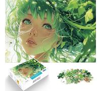Puzzle da 2000 pezzi per adolescenti Ragazza anime con i capelli verdi Giocattoli educativi offerte come regali per tutta la famiglia 70x100cm