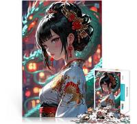 Puzzle da 2000 pezzi per adolescenti Ragazza anime in kimono Gioco impegnativo e gioco in famiglia perché è ideale come regalo per tutta la famiglia 70x100cm