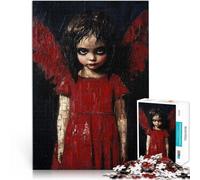 Puzzle da 2000 pezzi per adolescenti Ragazza dalle ali rosse Giochi educativi Decorazione della casa Migliorare l'amore tra le coppie 70x100cm