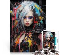 Puzzle da 2000 pezzi per adolescenti Ragazza punk Giocattoli educativi per l'apprendimento Giochi per famiglie regali per amici e familiari 70x100cm