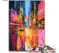 Puzzle da 2000 pezzi per adolescenti, regali con paesaggio urbano di New York, difficili, difficili, regali per amici e familiari, adatti per bambini di età compresa tra 70x100cm e 14 anni
