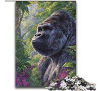 Puzzle da 2000 pezzi per adolescenti, regalo "Gorilla della giungla" per età 14 e oltre, per divertimento in famiglia e giochi serali, giocattoli regalo 70x100cm