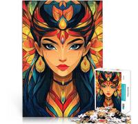 Puzzle da 2000 pezzi per adolescenti Ritratto astratto della dea indù Durga Gioco pratico offerte come regali per tutta la famiglia 70x100cm