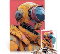 Puzzle da 2000 pezzi per adolescenti ROBOT GIALLO Difficile da completare ma divertente e umoristico Collezione di artisti, Belle arti 70x100cm