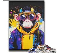Puzzle da 2000 pezzi per adolescenti, scimmie, divertimento in famiglia, attività divertenti a casa, regalo di compleanno, regali di viaggio, per ragazzi dai 14 anni in su, 70x100cm