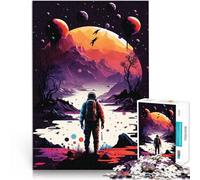 Puzzle da 2000 pezzi per adolescenti Scopri i mondi alieni Gioco di famiglia antistress sfida difficile con poster abbinato e foglio di quiz 70x100cm