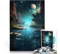 Puzzle da 2000 pezzi per adolescenti Serenità dello Spazio Lago Giocattoli Giochi Educativi Antistress Adatto per la decorazione del desktop 70x100cm