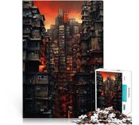 Puzzle da 2000 pezzi per adolescenti Skyline della città Giocattoli Giochi Educativi Antistress Migliorare l'amore tra le coppie 70x100cm