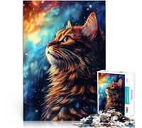 Puzzle da 2000 pezzi per adolescenti Sogni di gatti cosmici Giocattolo educativo per l'apprendimento Decorazioni e regali unici per la casa 70x100cm