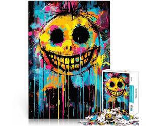 Puzzle da 2000 pezzi per adolescenti Sorridi alla follia a colori Giocattoli antistress Ogni pezzo è unico - Gioco divertente e stimolante per tutta la famiglia 70x100cm
