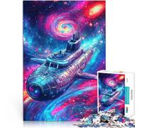 Puzzle da 2000 pezzi per adolescenti Sottomarino spaziale Gioco impegnativo e gioco in famiglia Giocattoli per la decorazione della casa 70x100cm