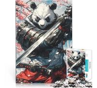 Puzzle da 2000 pezzi per adolescenti Spada da samurai panda Giocattoli Giochi Educativi Antistress Decorazioni e regali unici per la casa 70x100cm