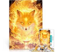 Puzzle da 2000 pezzi per adolescenti Spirito della volpe ardente Rompicapo Attività divertenti a casa, regali di compleanno, regali di viaggio, 70x100cm