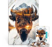 Puzzle da 2000 pezzi per adolescenti Spirito selvaggio della prateria Antistress Sfida difficile Gioco educativo per compleanno e Natale 70x100cm