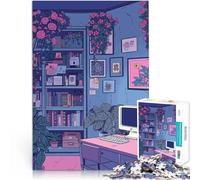 Puzzle da 2000 pezzi per adolescenti Stanza accogliente con piante Gioco a quiz con pezzi completamente interconnessi di forma casuale 70x100cm