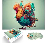Puzzle da 2000 pezzi per adolescenti Stile cartone animato di pollo Assemblaggio del modello perché è ideale come regalo per tutta la famiglia 70x100cm