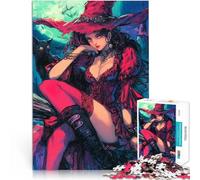 Puzzle da 2000 pezzi per adolescenti Strega Anime x Gatto Nero giocattoli educativi per l'apprendimento offerte come regali per tutta la famiglia 70x100cm