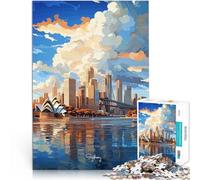 Puzzle da 2000 pezzi per adolescenti SYDNEY Dipinto ad olio Sfida di gioco educativo giocattolo Giocattoli per la decorazione della casa 70x100cm