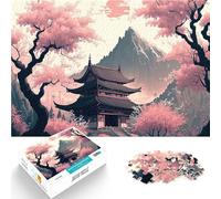 Puzzle da 2000 pezzi per adolescenti Tempio giapponese Antistress Vacanza in patria Uccidere il tempo Collezione di artisti, Belle arti 70x100cm