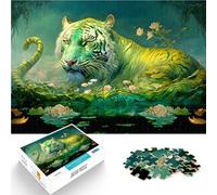 Puzzle da 2000 pezzi per adolescenti Tigre Aiuta il cervello ad allenare i giocattoli che creano dipendenza per coltivare la pazienza Opera d'arte 70x100cm
