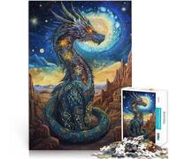 Puzzle da 2000 pezzi per adolescenti Totem del drago Giocattolo educativo intellettuale decomprimente con poster abbinato e foglio di quiz 70x100cm