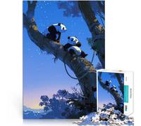 Puzzle da 2000 pezzi per adolescenti Tre panda sugli alberi Giocattoli Giochi Educativi Antistress offerte come regali per tutta la famiglia 70x100cm