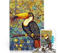 Puzzle da 2000 pezzi per adolescenti Tucano in una giungla luminosa Giocattoli da gioco Ogni pezzo è unico - Gioco divertente e stimolante per tutta la famiglia 70x100cm