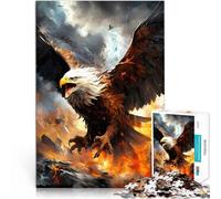 Puzzle da 2000 pezzi per adolescenti uccello rapace per il giocattolo di sfida del gioco educativo Collezione di artisti, Belle arti 70x100cm