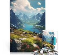 Puzzle da 2000 pezzi per adolescenti Vette baciate dal sole Allena il tuo cervello e le tue mani Gioco educativo per compleanno e Natale 70x100cm