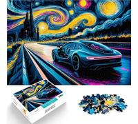 Puzzle da 2000 pezzi per adolescenti Viaggio notturno stellato Giochi educativi Decorazione della casa offerte come regali per tutta la famiglia 70x100cm