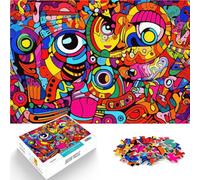 Puzzle da 2000 pezzi per adolescenti Visioni vibranti Difficile da completare ma divertente e umoristico Interazione genitore-figlio 70x100cm