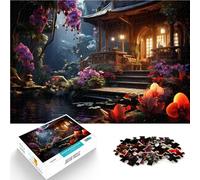 Puzzle da 2000 pezzi per adolescenti Vista sul giardino incantato Antistress Sfida difficile perché è ideale come regalo per tutta la famiglia 70x100cm
